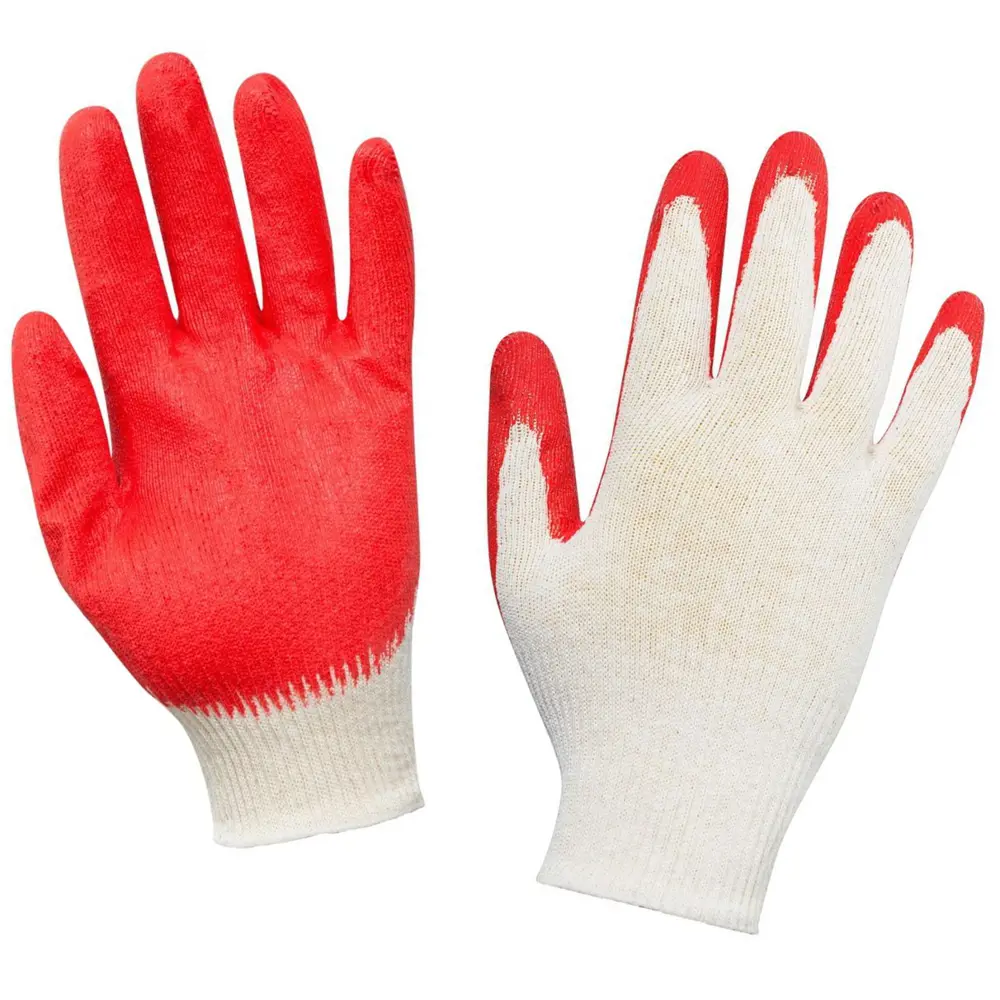 Перчатки хлопчатобумажные 13 класс обливные размер 8/M Santreyd STLM-2182725