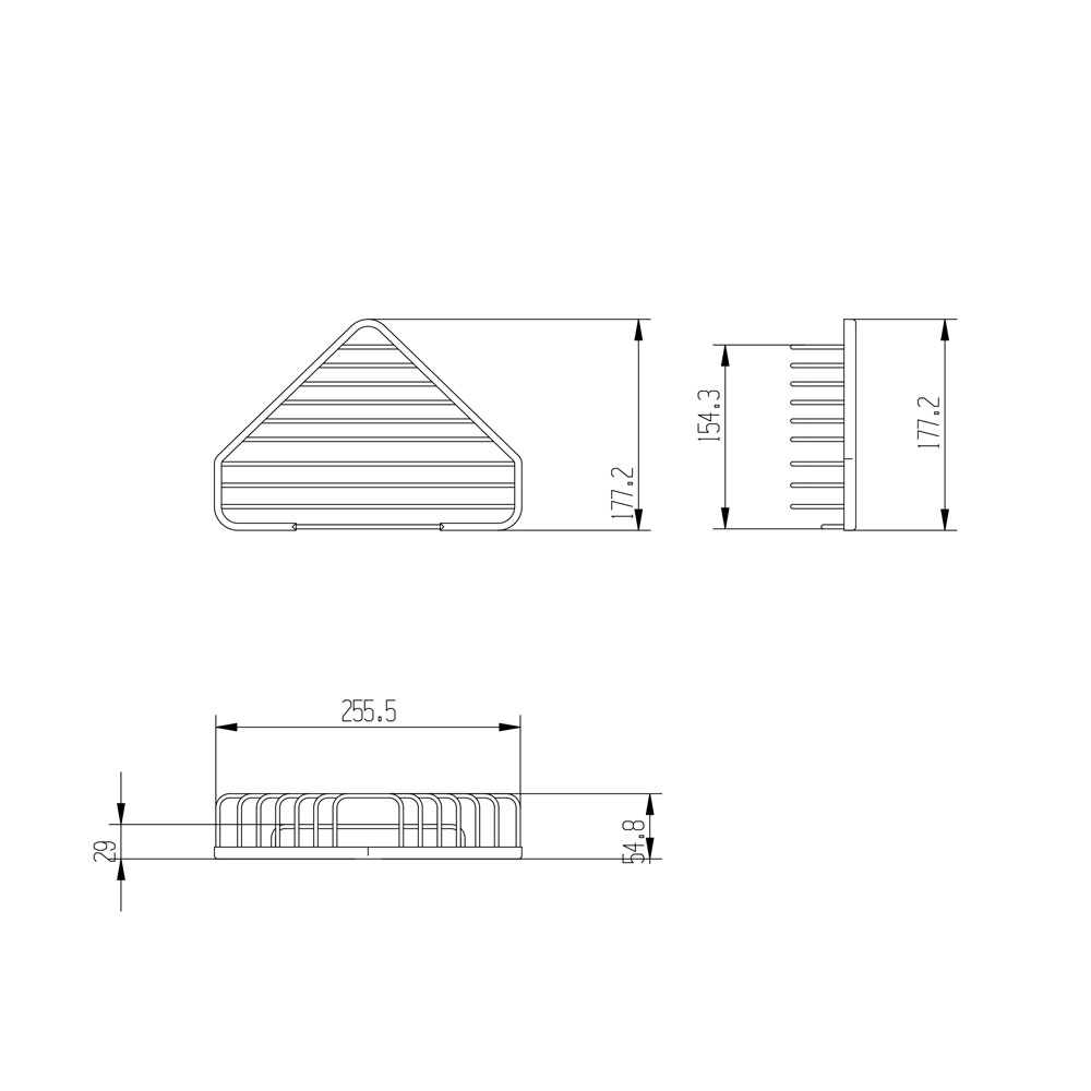 Полка Raiber RBK3508, угловая RBK3508 Santreyd  - Вид №2