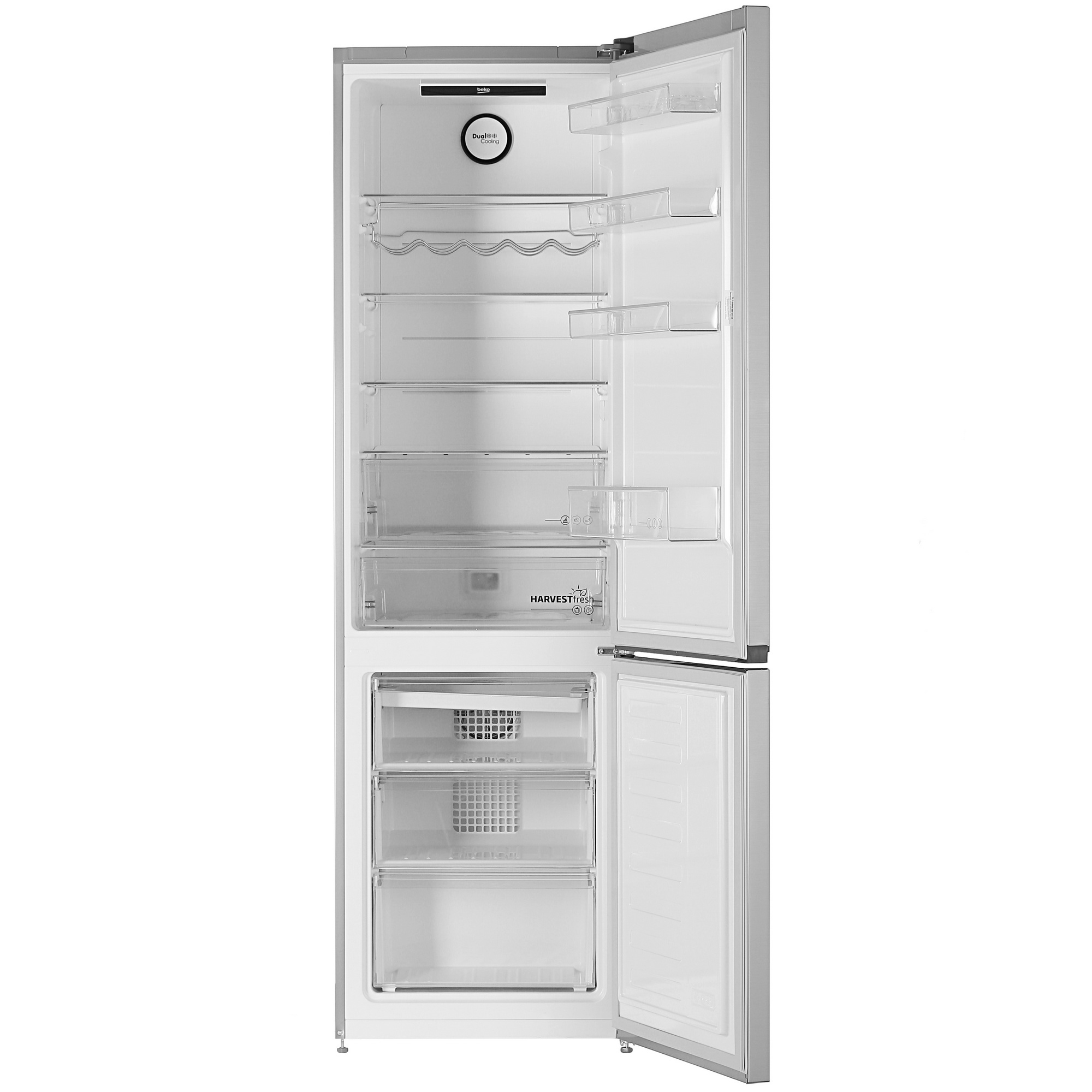 5317829 Холодильник с морозильником   Beko B3RCNK402HX серебристый STDN-0030840 - Вид №1