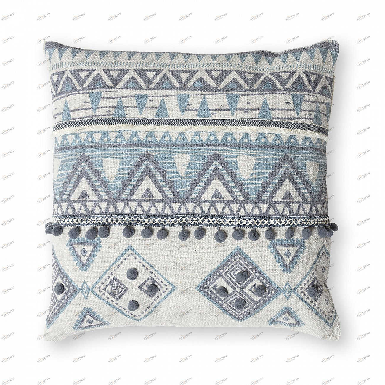 Чехол на подушку Clunck 45x45 синий AA2430J35 от La Forma LA FORMA ОРНАМЕНТ 298855 Серый 