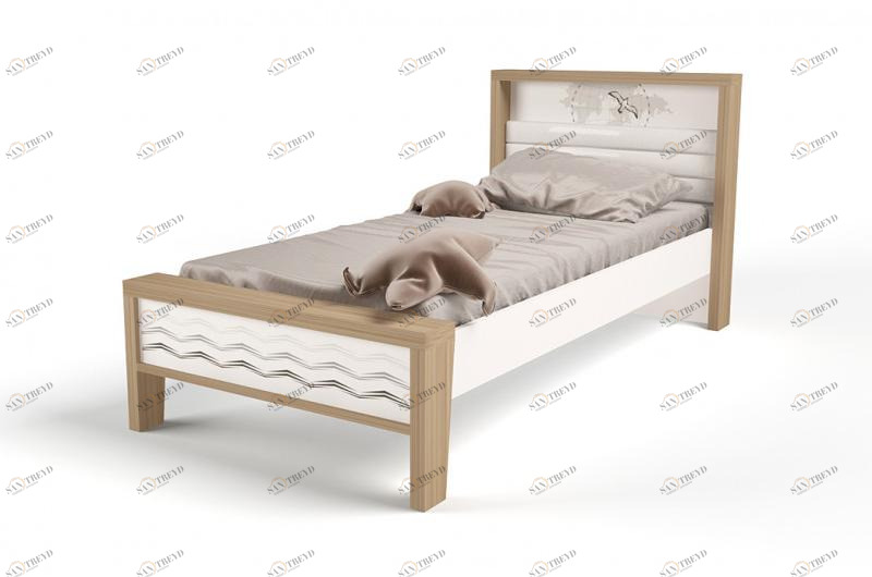 Кровать ABC-KING 160х90 №1MIX OCEAN №1 (cream) 4631148107694