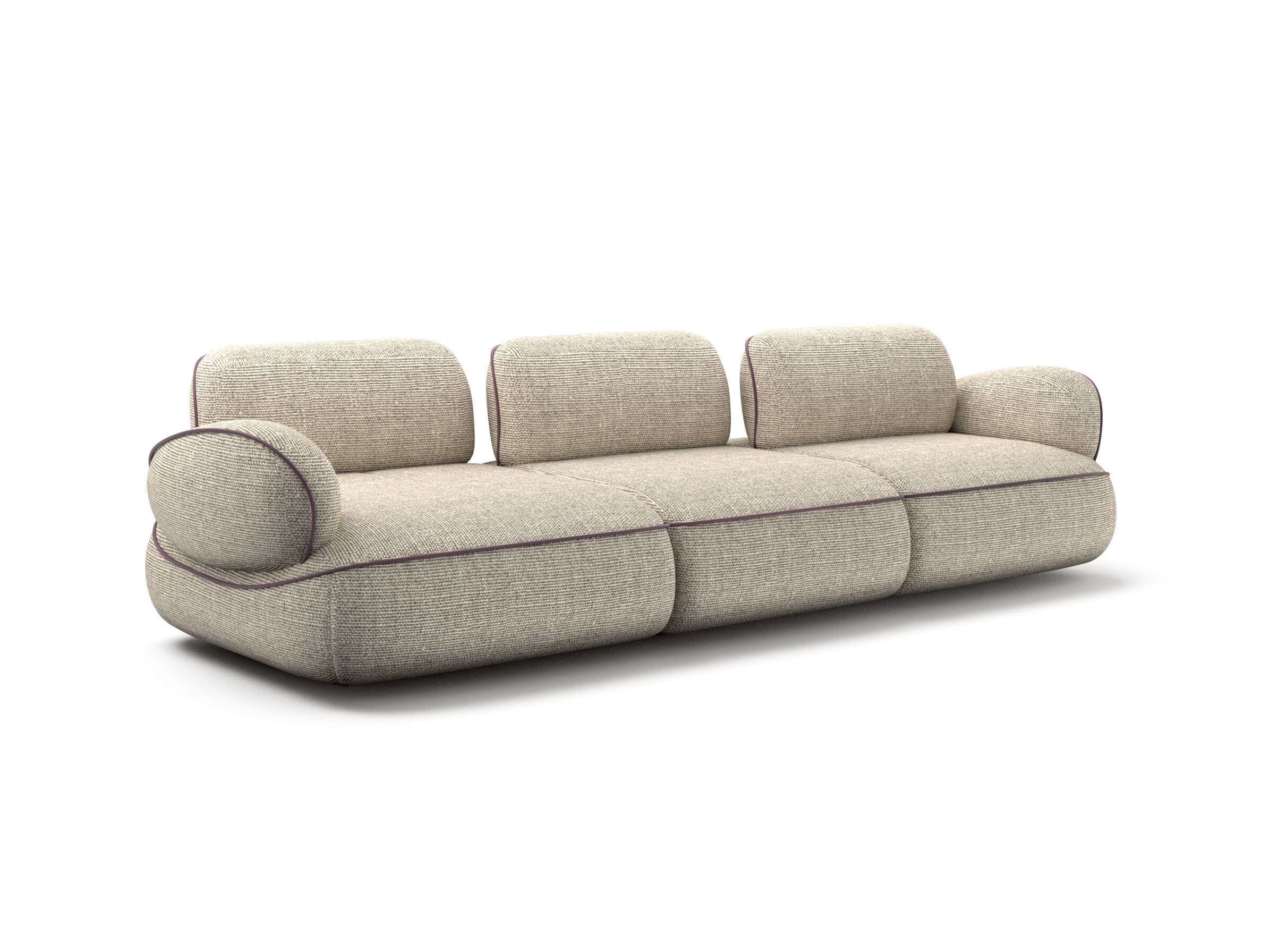 4-местный тканевый диван Natuzzi Italia SNAIL ARCH-00079678 - Вид №3