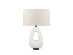 Гипсовая настольная лампа