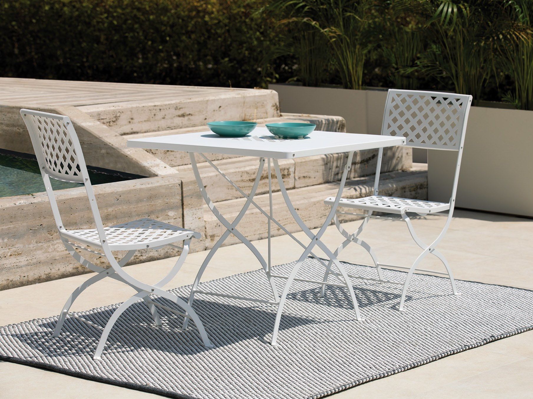 Металлический складной садовый стул Vermobil Springtime ARCH-00106948 - Вид №4