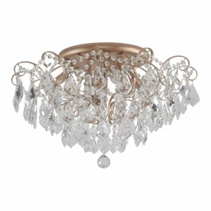 Потолочная люстра Favourite Pluvia 2447-6U FAVOURITE ДИЗАЙНЕРСКИЕ, PLUVIA 336759 Золото;прозрачный