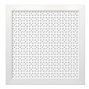 Экран радиатора Дамаско 60x60 см МДФ цвет белый