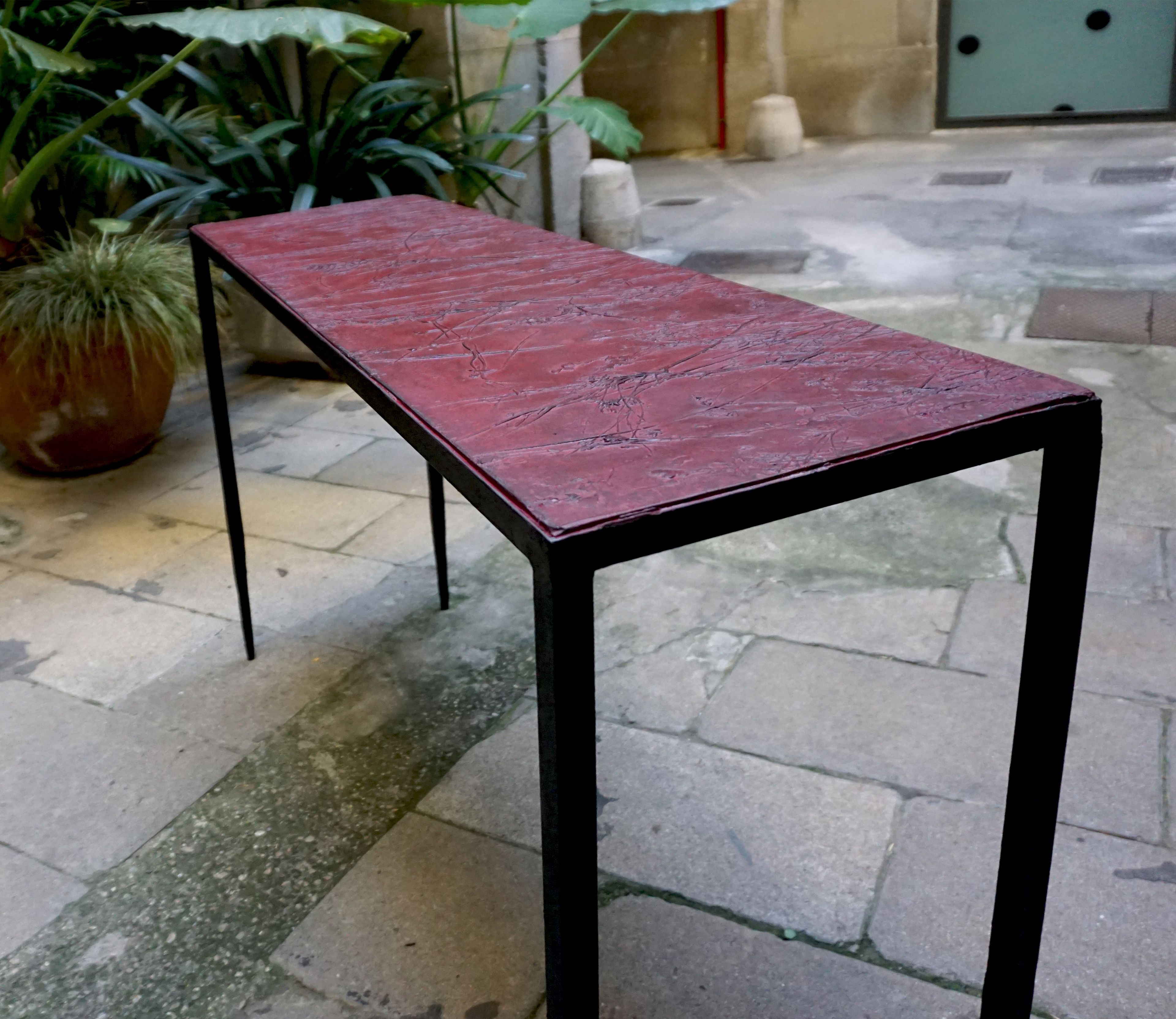 Прямоугольная железная консоль ICI ET LÀ Бетон ARCH-00003316 - Вид №7