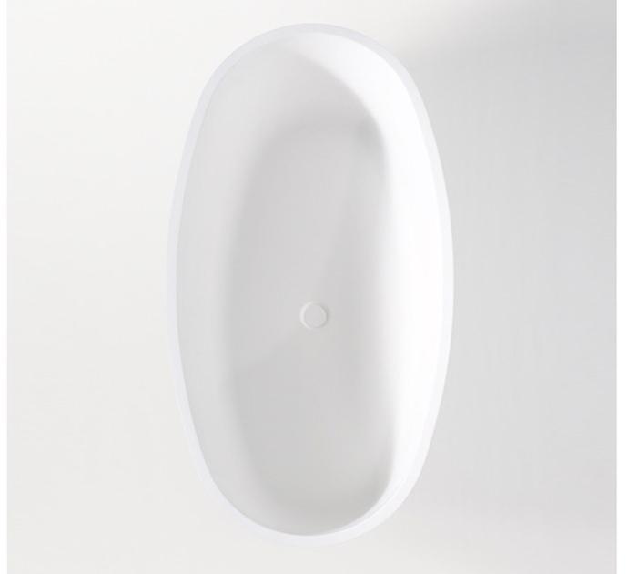 Blu Bathworks® Отдельностоящая овальная ванна цвета blue ∙ stone ™ Coco Bt0402.02 - Вид №1