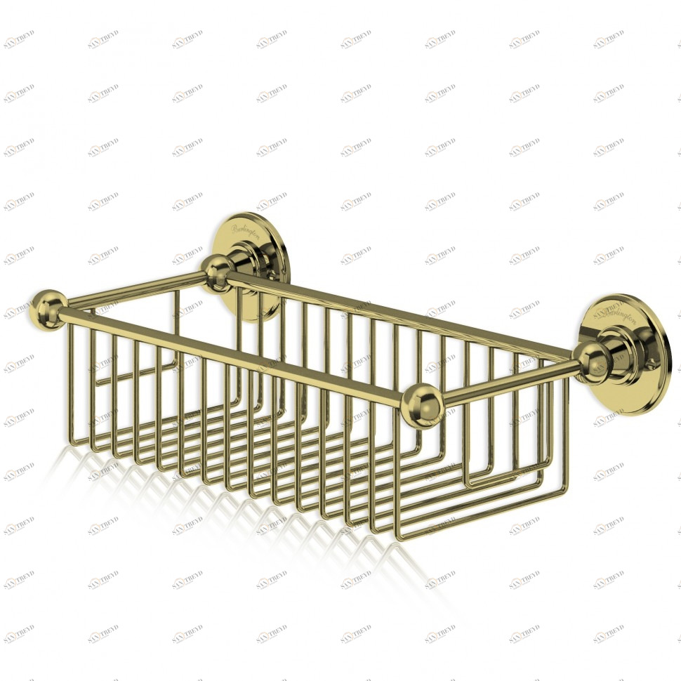 Прямоугольная полка- решетка, глубокая [A23 GOL] GOLD Burlington A23 GOL 330 x 155 x 88