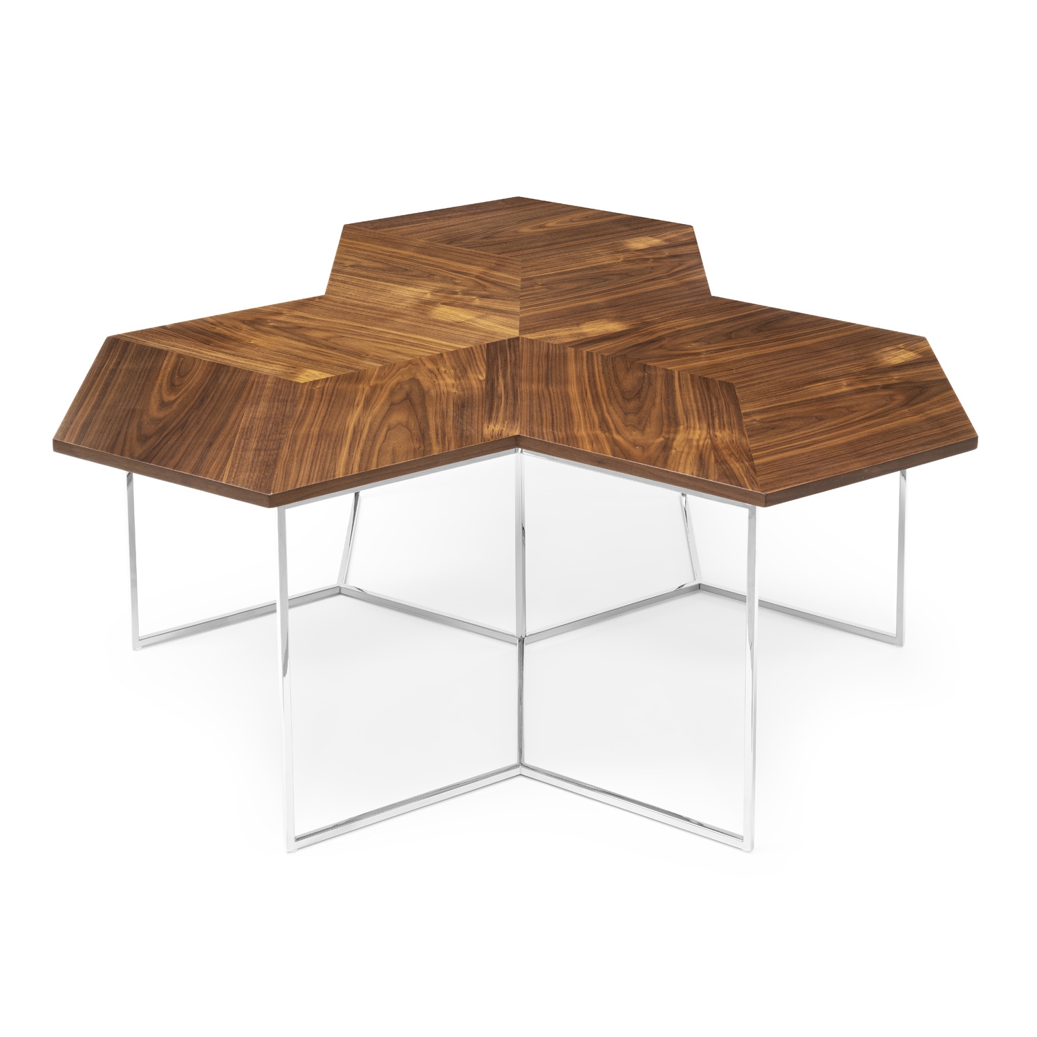 450281-01 ABHIKA КОФЕЙНЫЙ СТОЛ TRIAD H50 120X120 GOLD  - Вид №1