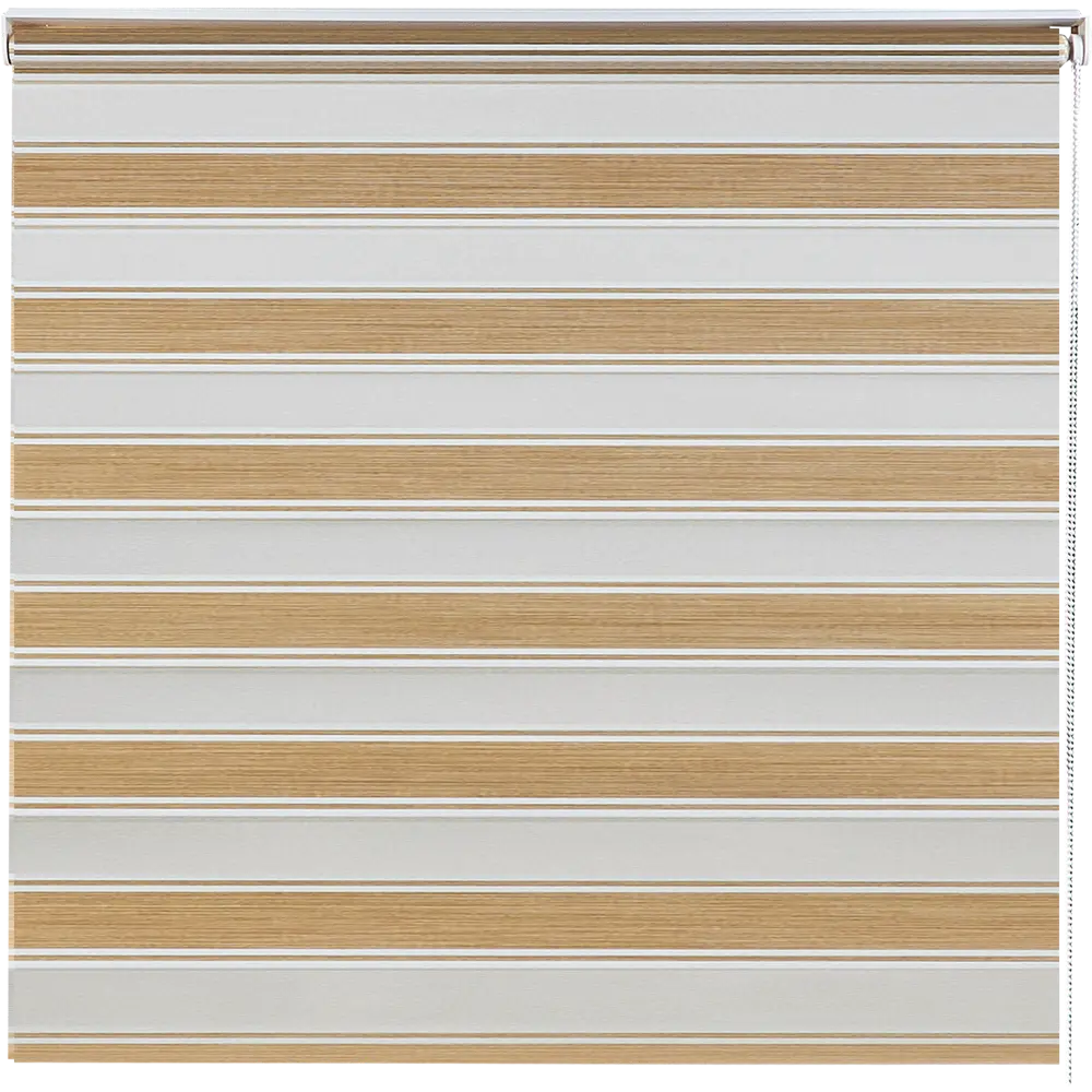 Штора рулонная день-ночь Дэли 120x175 см бежевая MIAMOZA STLM-2168565