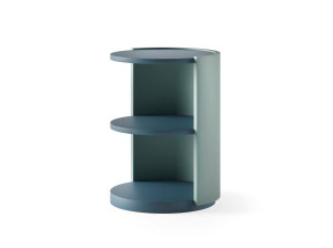 Деревянная круглая тумбочка