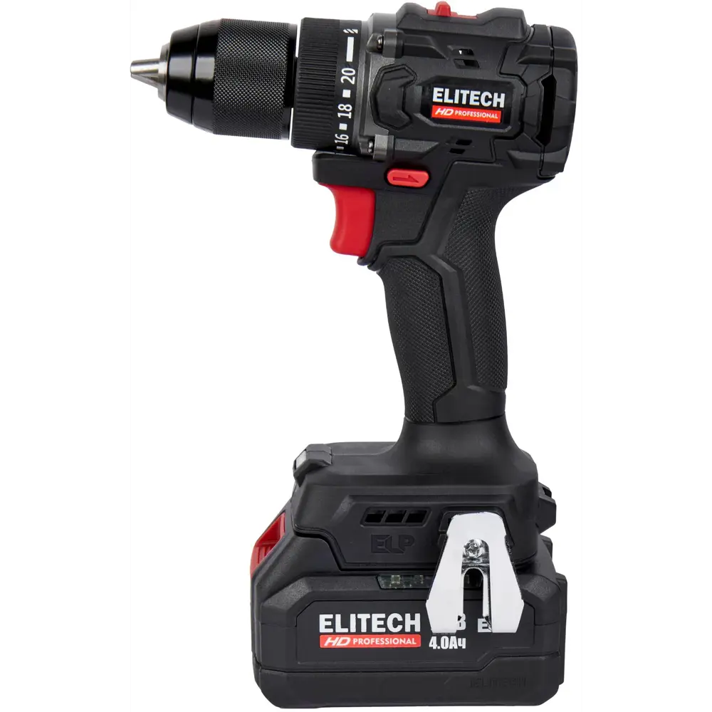 Аккумуляторная дрель-шуруповерт ELITECH HD CD 20SL2 с бесщеточным мотором 89395809 STLM-1534769 - Вид №2