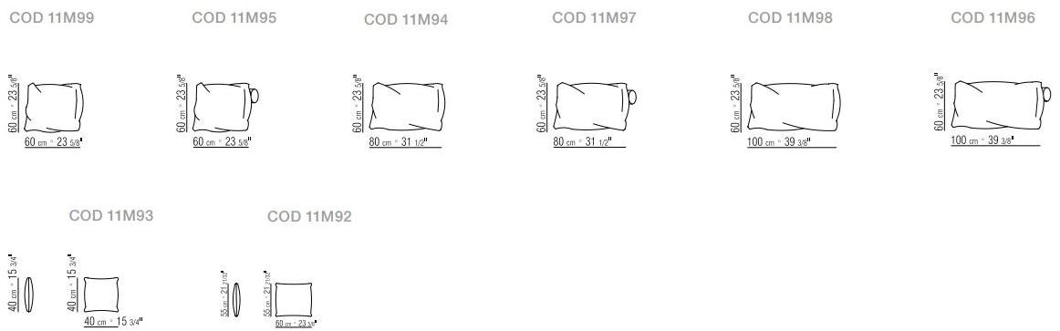 Flexform Модульный тканевый диван с вещевым ящиком Groundpiece sun-id-1444149 - Вид №12