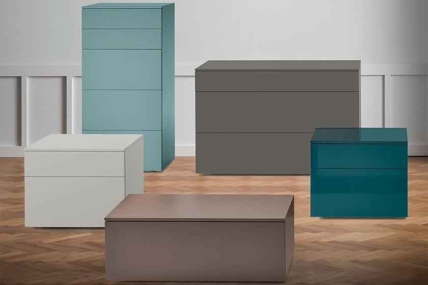 Dall'Agnese Прямоугольная тумбочка из дерева с ящиками Slim sun-id-1490567 - Вид №1