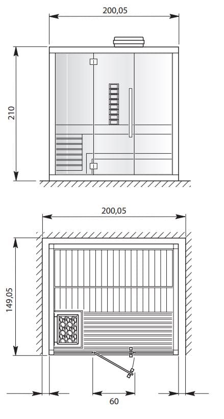 Финская сауна с хромотерапией Kinedo NEXT LEVEL DUAL ARCH-00038394 - Вид №5