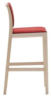 Andreu World Стул деревянный высокий обитый Duos Bq2761 - Вид №2