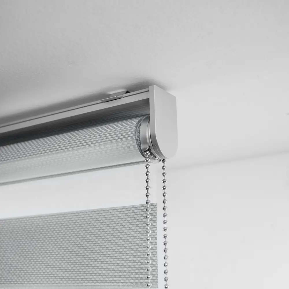 Рулонная штора день-ночь KREAFORTA Novosiberia 55×175 см серая в полоску 89408645 STLM-1580407 - Вид №2