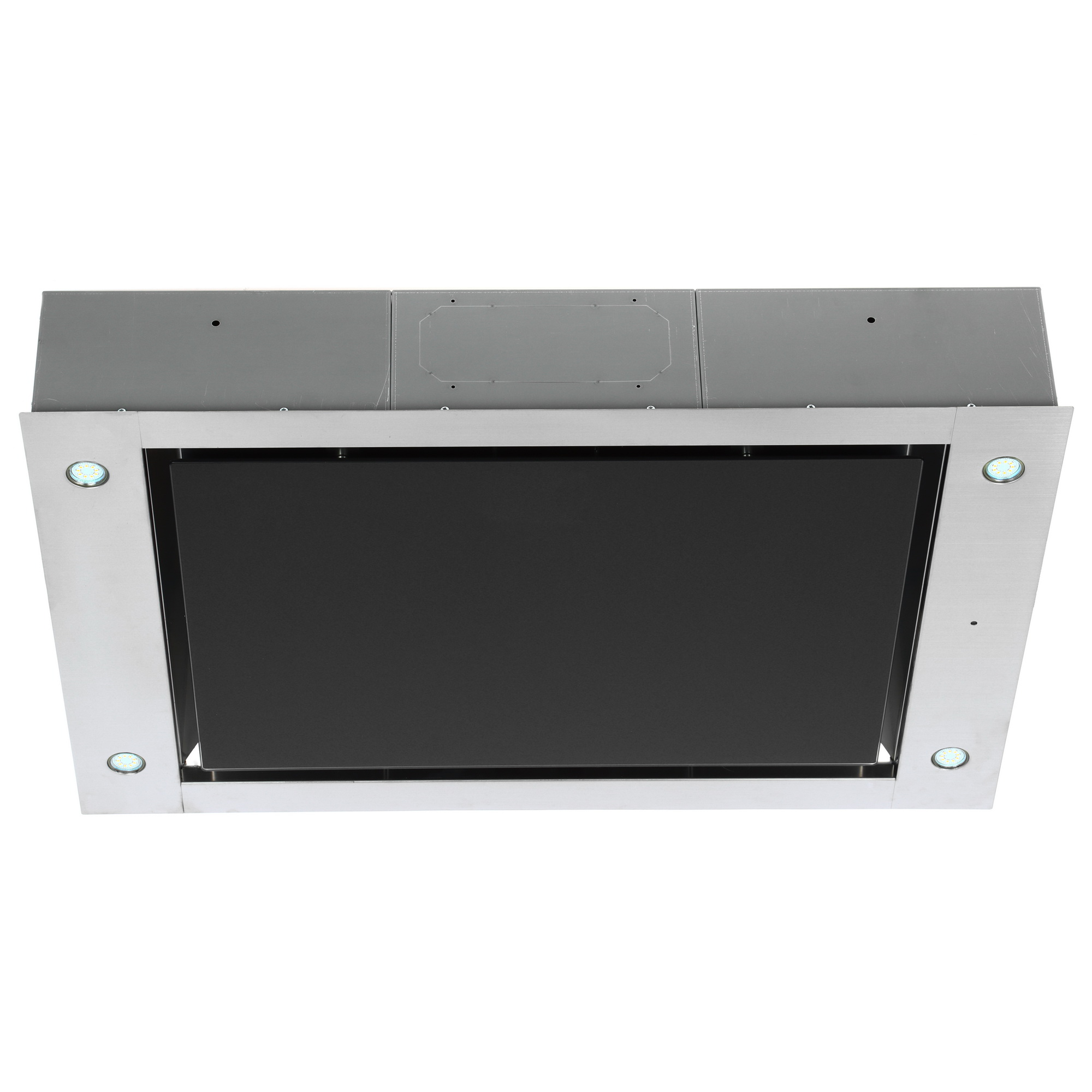 1217329 Вытяжка островная Akpo WK-9 Manado серебристый/черный STDN-0128692 - Вид №1