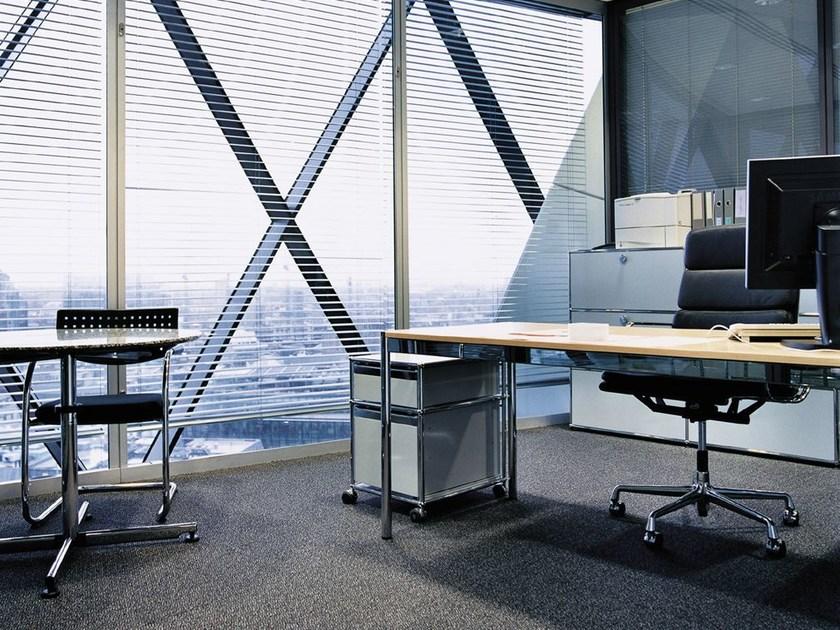 USM Прямоугольный рабочий стол из фанерованной древесины Usm haller table sun-id-1470173 - Вид №2