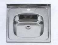 12131 Накладная раковина на столешницу  квадратная TRIO