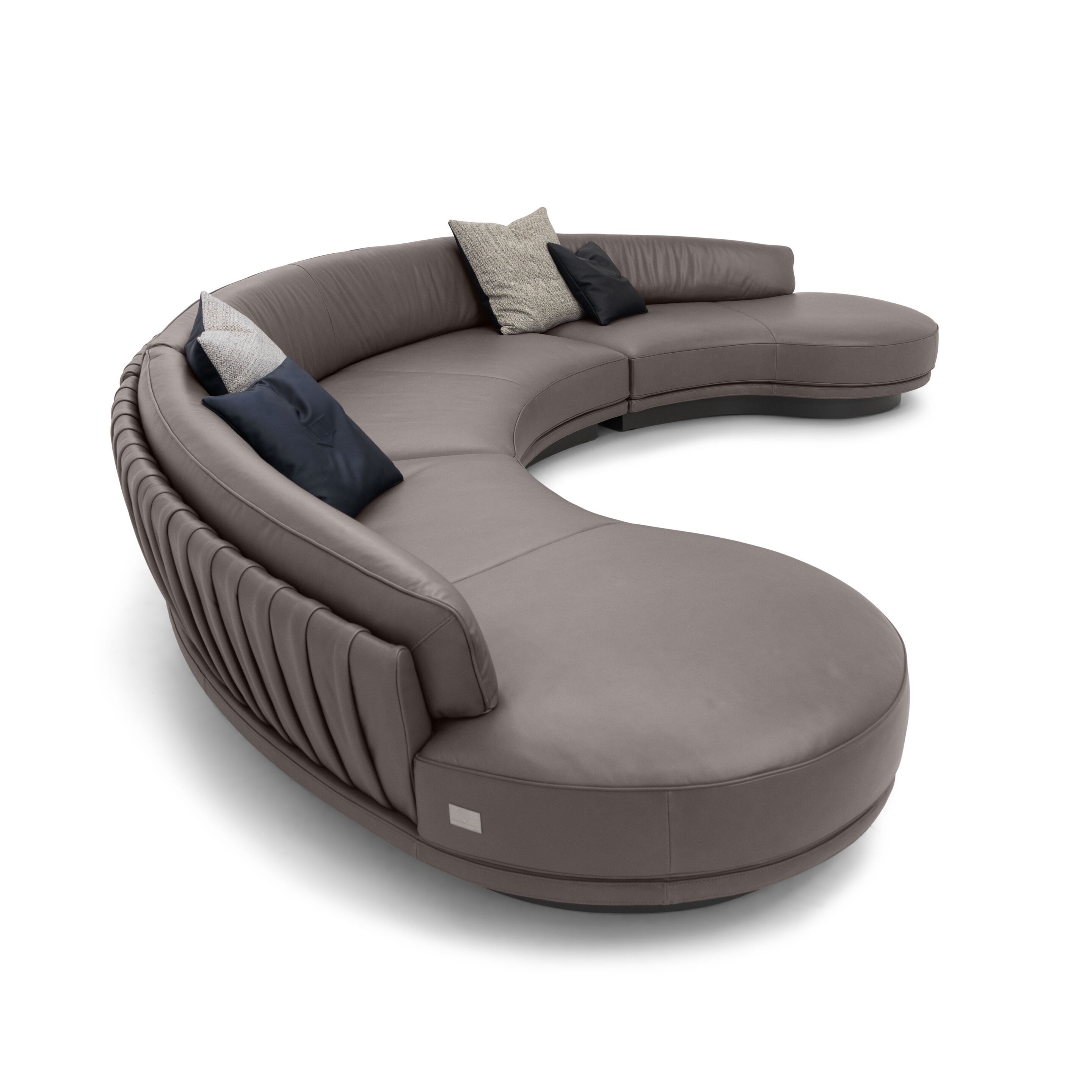 Кожаный изогнутый диван Wayne Enterprises Home Collection WE-036 ARCH-00005738 - Вид №5