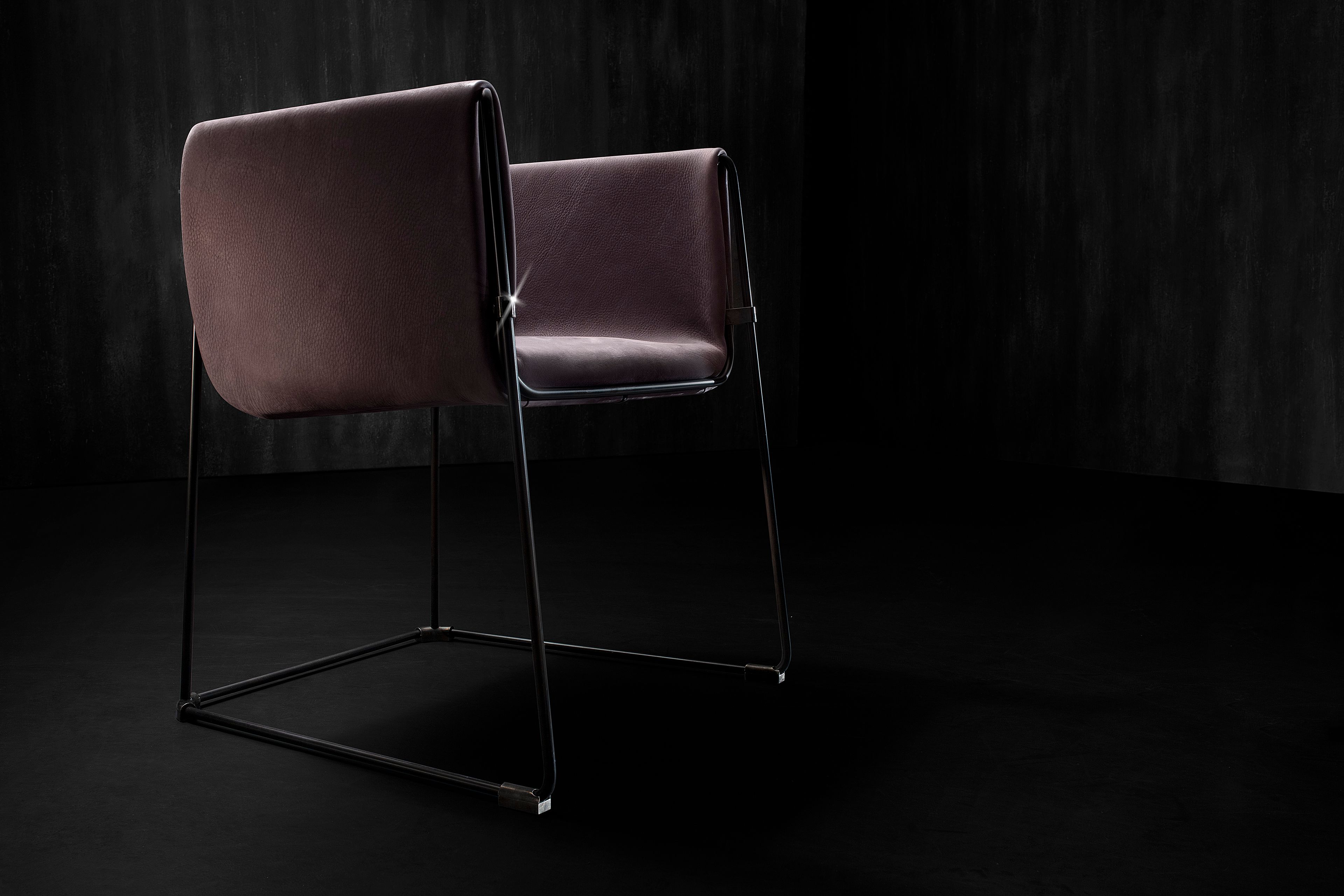 Съемный кожаный стул Henge Jill ARCH-00043109 - Вид №1