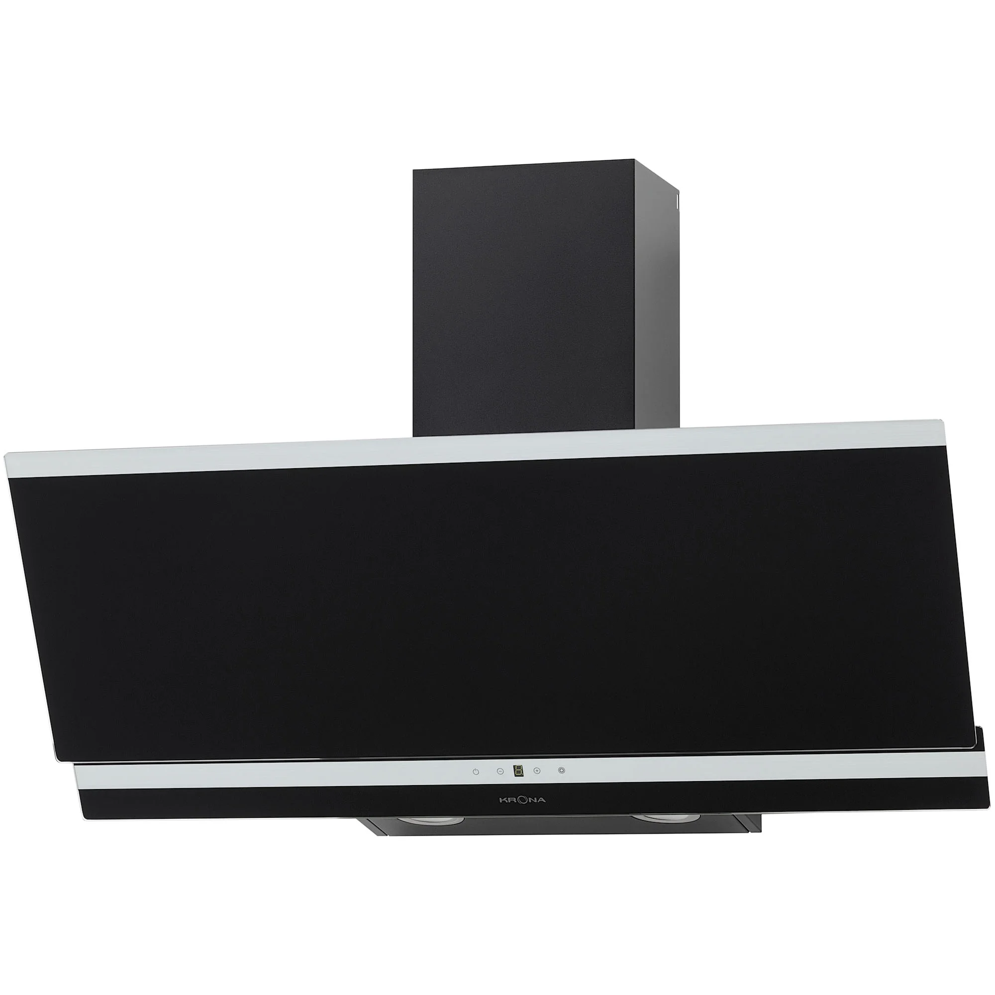 9214323 Вытяжка наклонная KRONA IRMA A 900 black S черный/серебристый KRONA1 STDN-0144565 - Вид №1