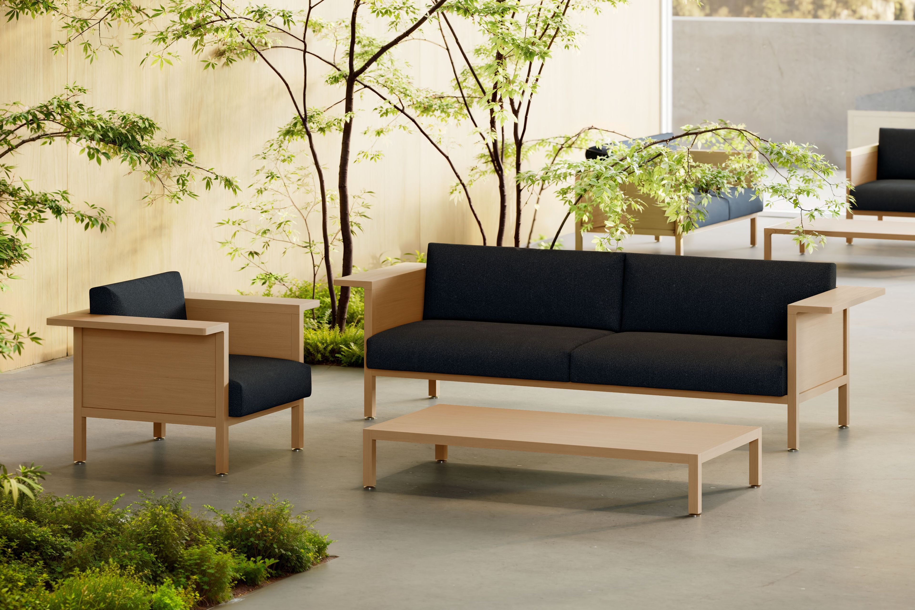 Скамейка из ткани Citterio Borealis ARCH-00094573 - Вид №4