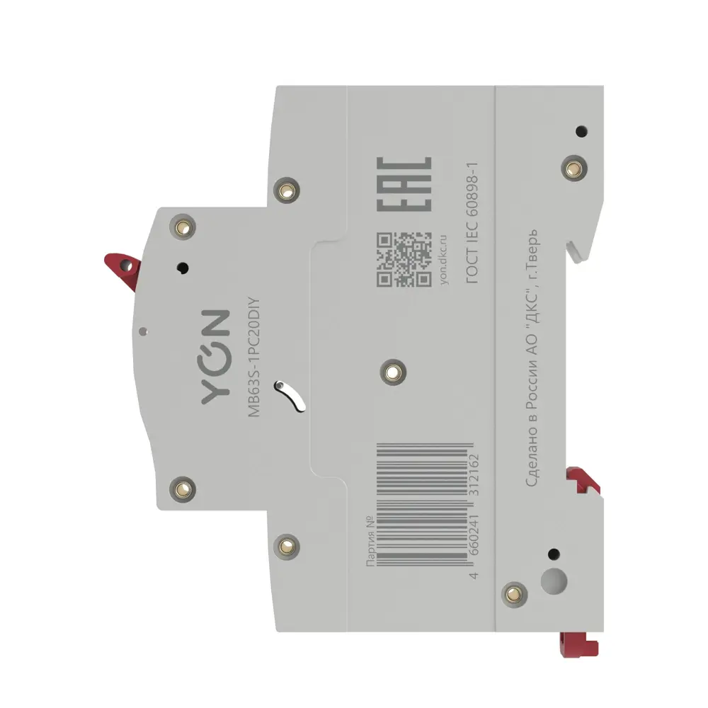 Автоматический выключатель DKC Yon 1P C20 А 4.5 кА STLM-2015635 - Вид №2