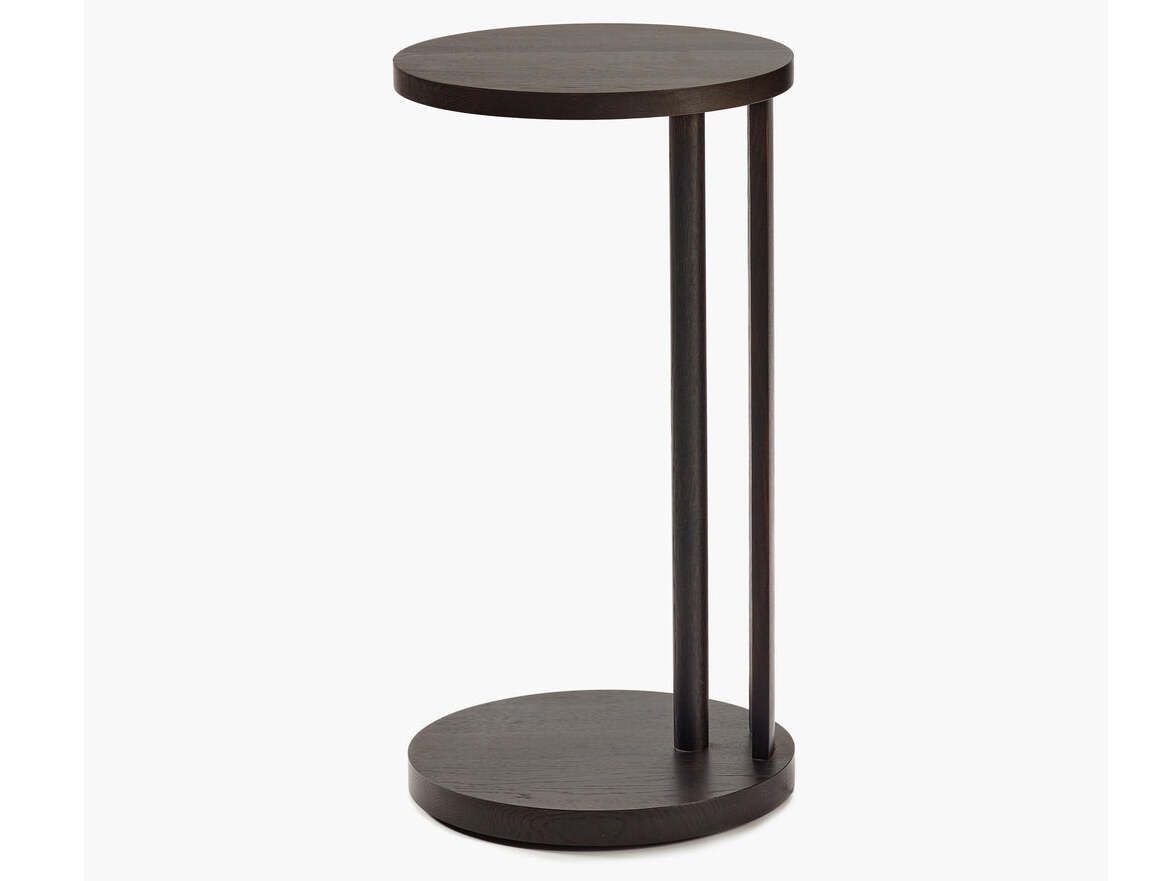 Деревянный низкий круглый журнальный столик Serax Мебель от Ann Demeulemeester ARCH-00011726 - Вид №16