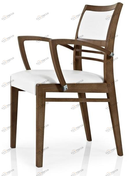 JMS Стул с подлокотниками с открытой спинкой Cassis M 11b