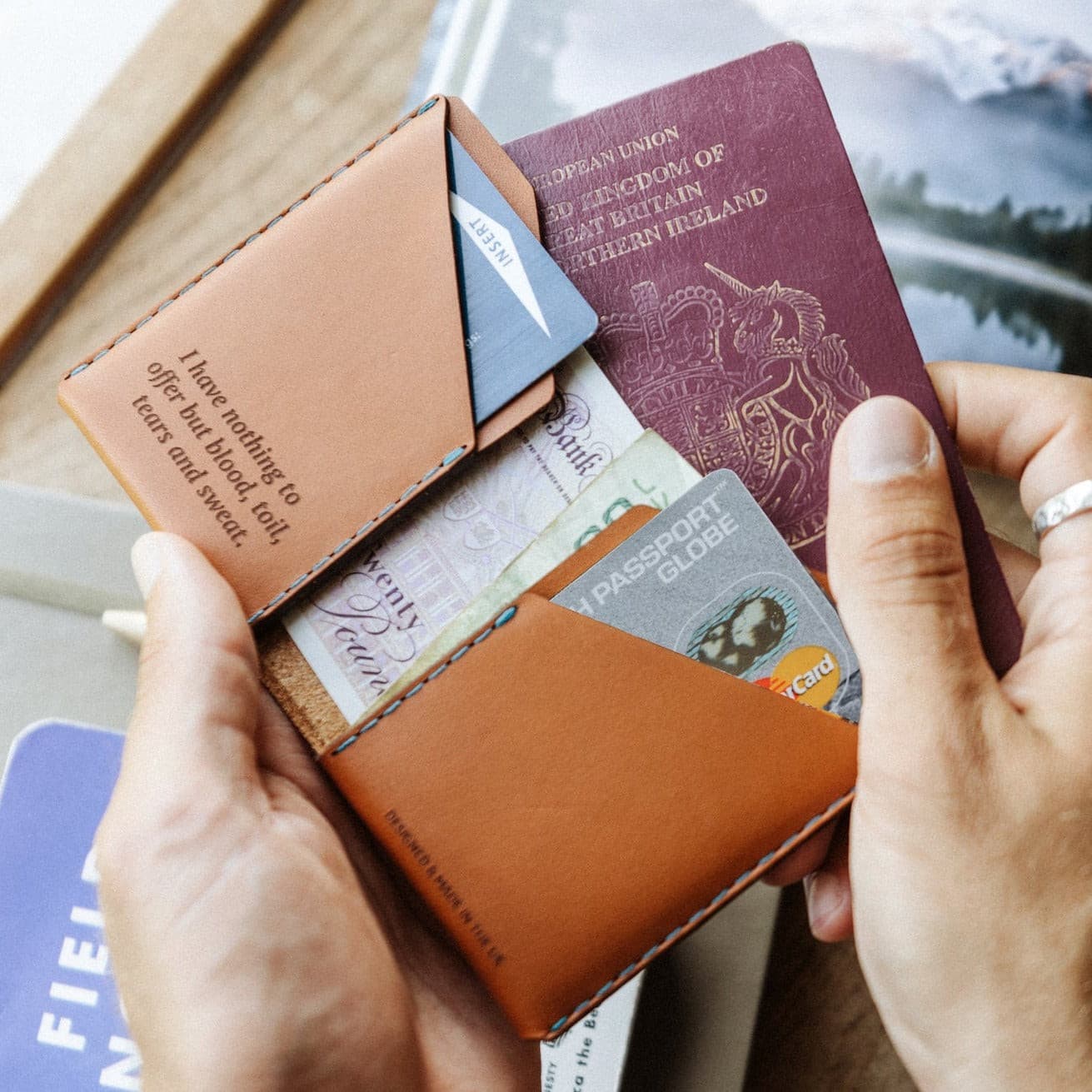 W106WHIS Кошелек Winston - виски Wingback  - Вид №2