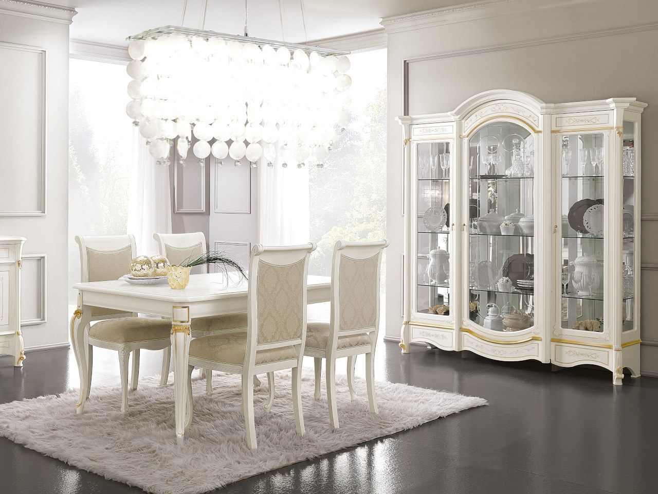 Деревянный прямоугольный обеденный стол CASA +39 бриллиант ARCH-00053477