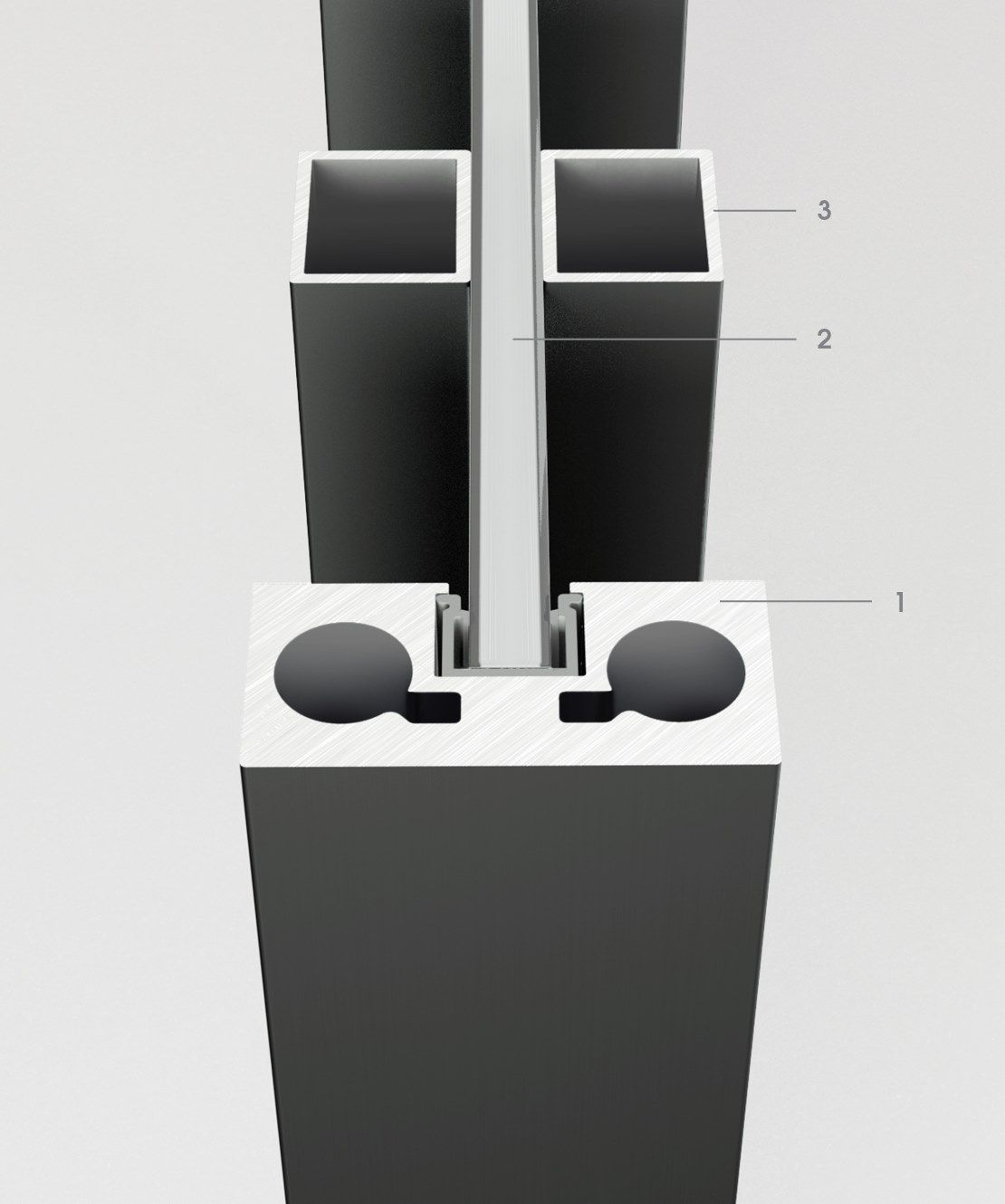 Стеклянная висячая дверь ADL Line ARCH-00010494 - Вид №3