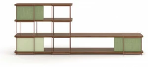 Momocca Модульный двухсторонний книжный шкаф Julia Ja04