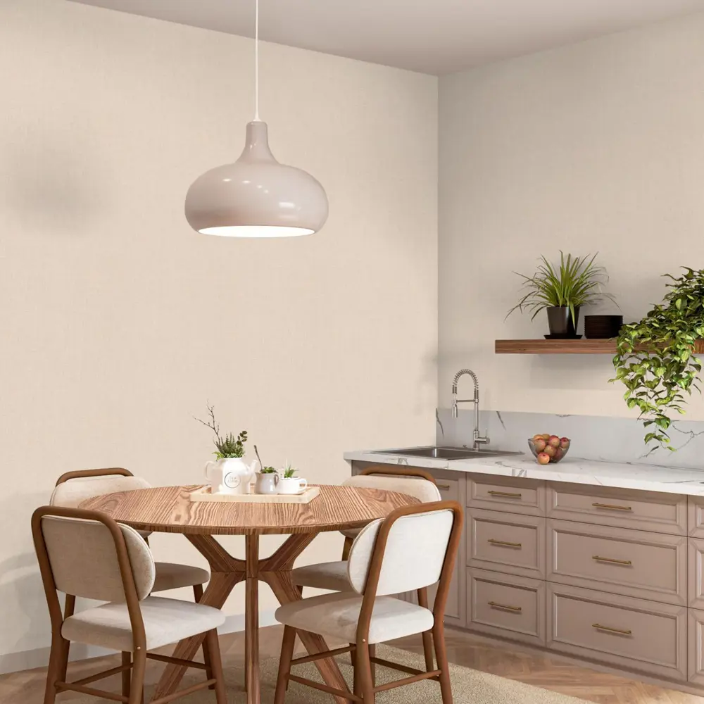 Обои флизелиновые Palitra Family Doris - бежевые для гостиной и спальни 89363076 STLM-0829369 - Вид №4