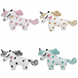 Комплект подушек-игрушек Unicorn, 4 штуки VAMVIGVAM  281533 Бежевый;голубой;розовый;серый