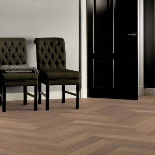 Паркет Ёлка Solidfloor New classic Св. Пол 1128549 Дуб Натур (Рельефная) 610х122 мм 1500200202 - Вид №25