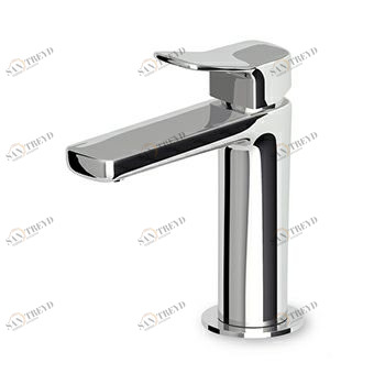 ZBR381 Смеситель для раковины однорычажный с аэратором, гибкие шланги. Без слива. Zucchetti Brim 