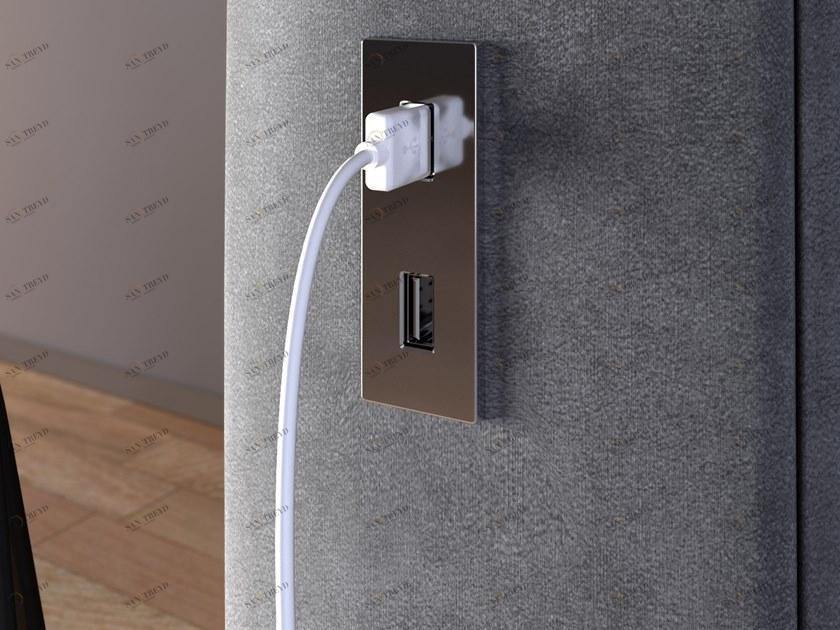 ASA PLASTICI Выдвижная электрическая розетка с usb Versalogic sun-id-1459444