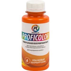 Колеровочная паста Profilux №6 100 гр цвет оранжевый