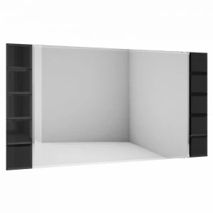 Зеркало настенное венецианское с фацетом черное "Трэнди-6" GRAUM ДИЗАЙНЕРСКИЕ 304114 Черный