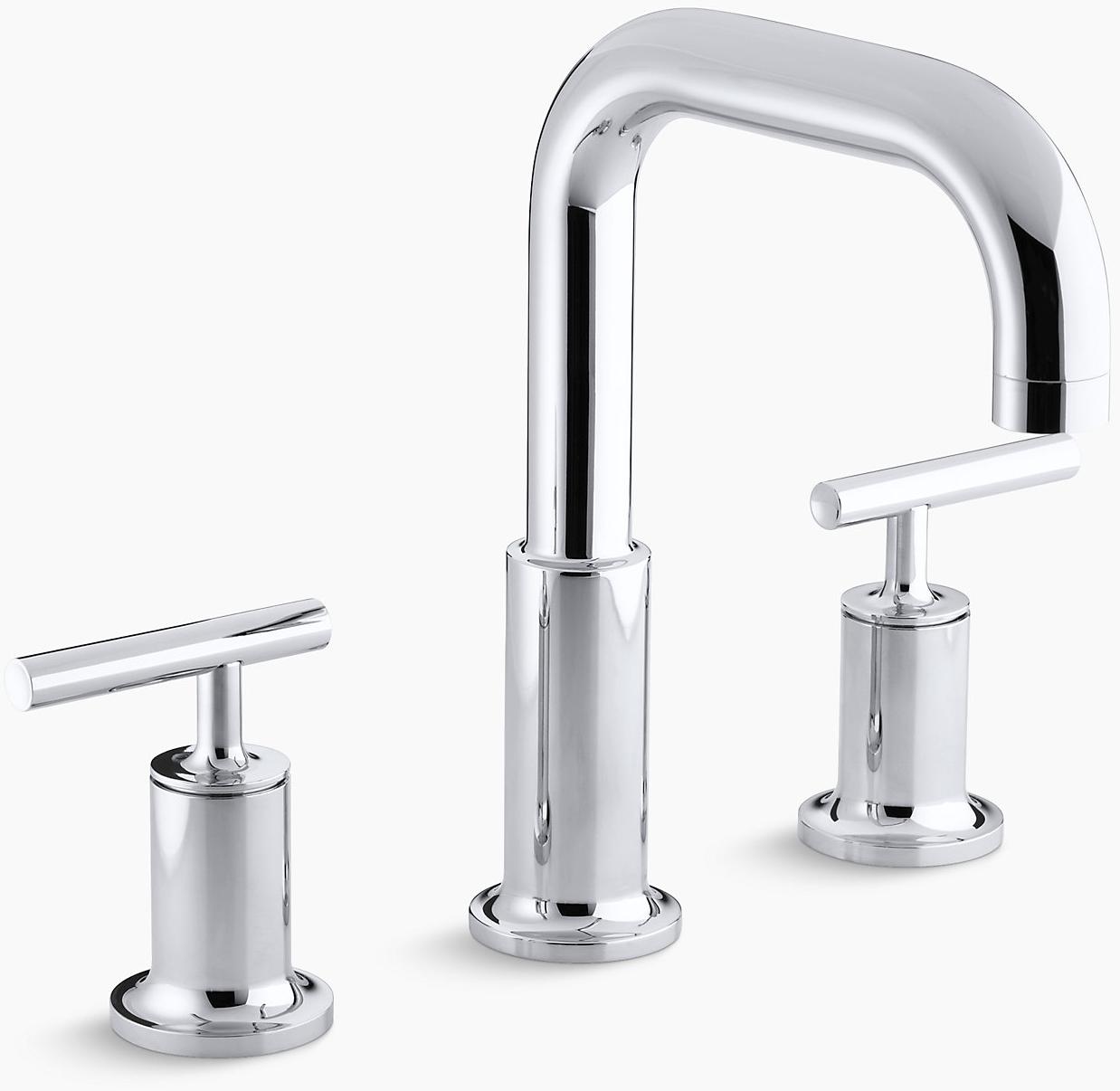 K-T14428-4-BGD Смеситель KOHLER Яркое Модерн Матовое Золото  - Вид №1