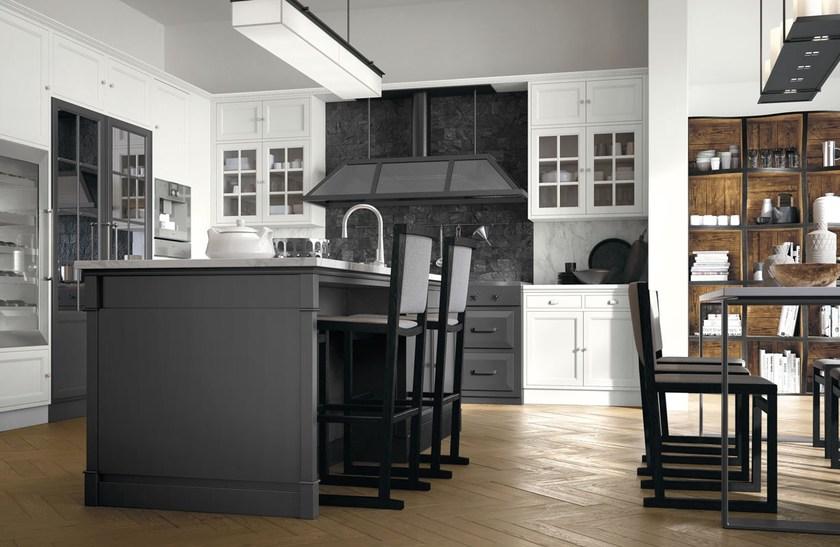 Marchi Cucine Встроенная кухня в современном стиле с островом с ручками Artis sun-id-1357255 - Вид №1