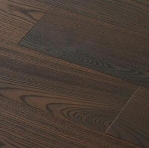 Паркетная доска Coswick Вековые традиции Коричневый Солод Термоясень Натур (Гладкая) 600...2100х127 мм.