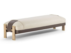 Скамейка из ткани