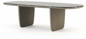 Laskasas Овальный стол из дерева и мрамора