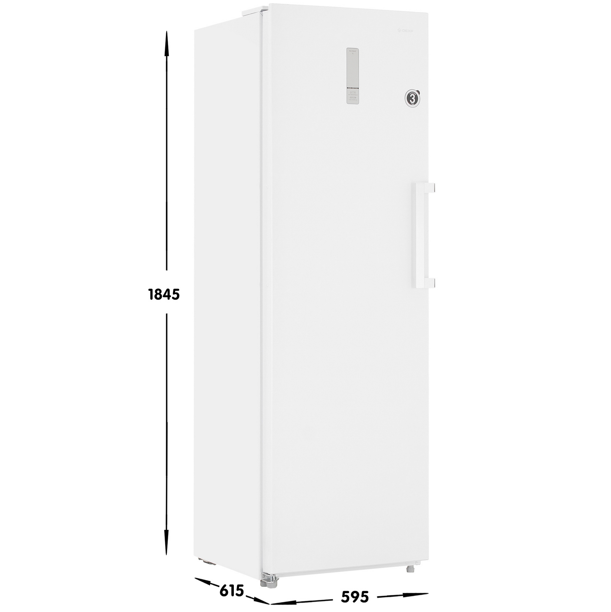5408496 Морозильный шкаф  DEXP F4-28AMA белый STDN-0032152 - Вид №6