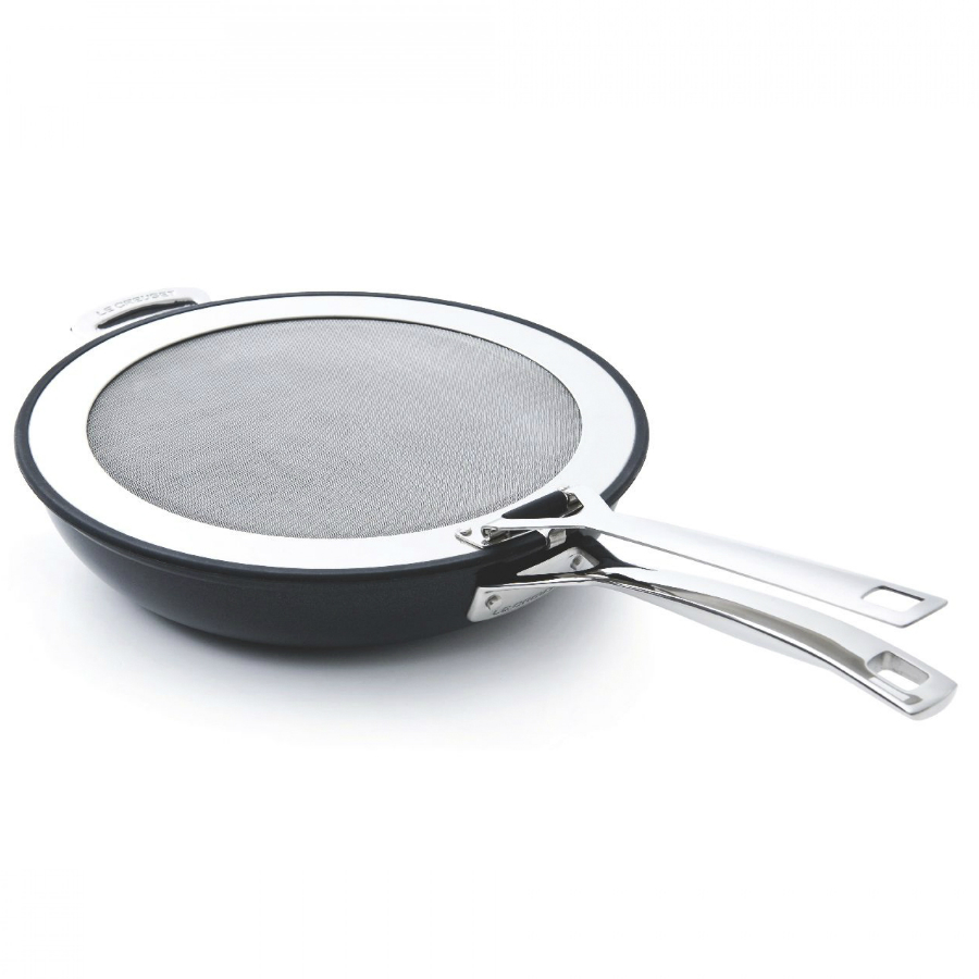 Решетка от брызг Le Creuset, нержавеющая сталь, Ø24 см, серая 98401200000000 - Вид №1